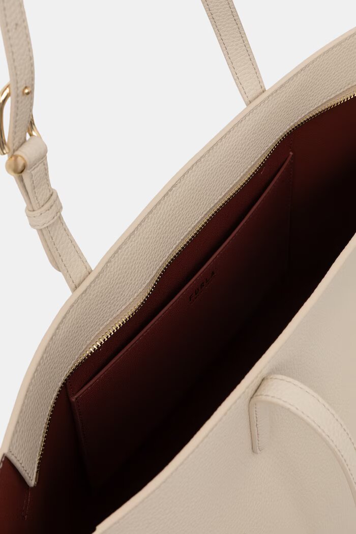 Furla шопинг чанта дамска от кожа бежова WB02059 BX4329 4915S