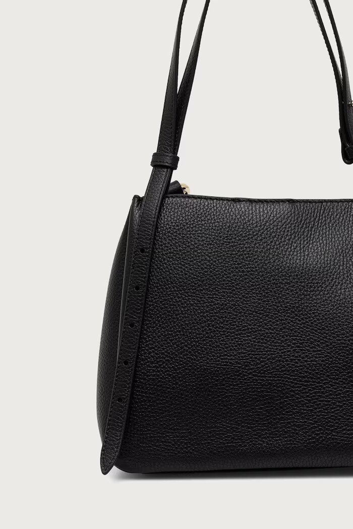 Furla шопинг чанта дамска от кожа Nuvola M Tote черна WB02020.HSF000.O6000