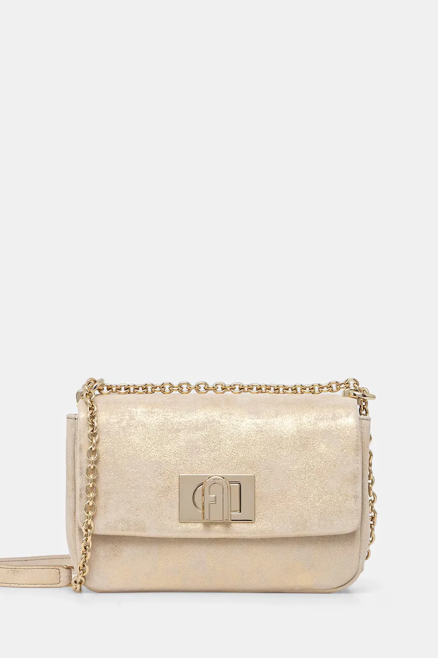 Furla Велурена чанта