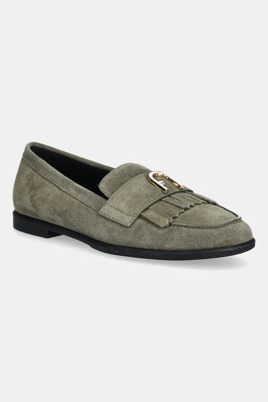 Furla Велурени мокасини Chic Loafer