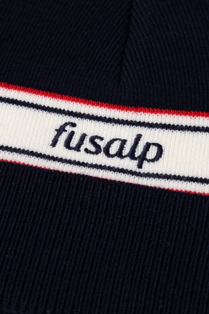 Fusalp Шапка с вълна Retro в черно I3714
