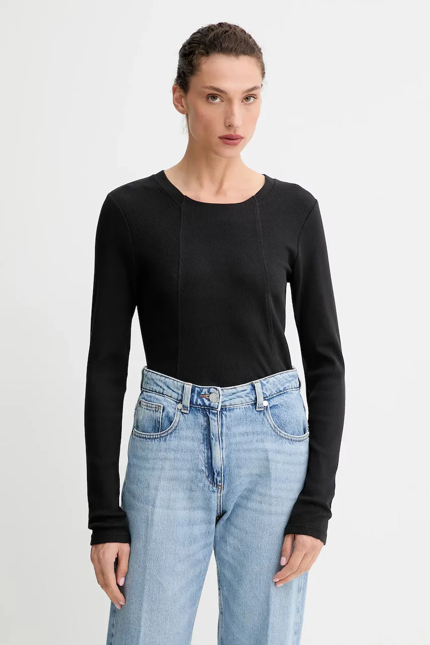 G-STAR Блуза с дълги ръкави A line slim rib