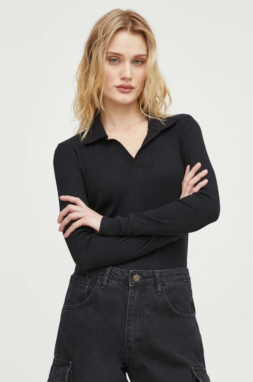 G-STAR Памучна блуза с дълги ръкави