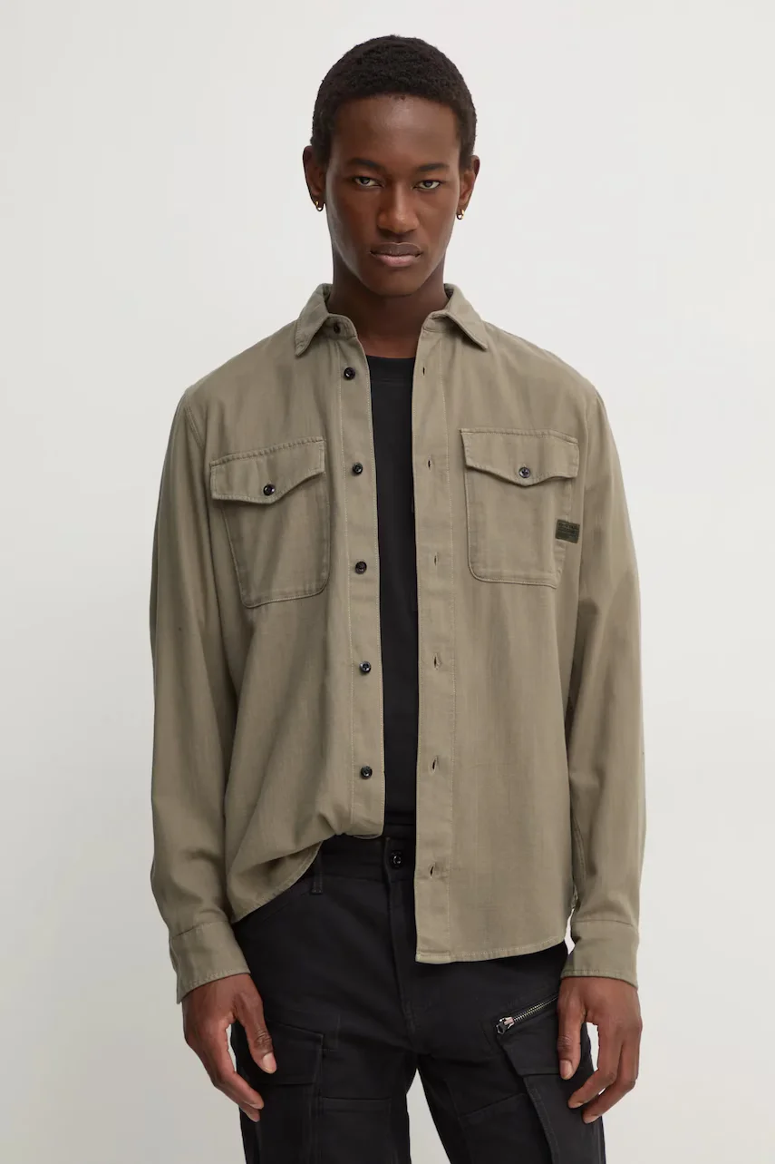 G-STAR Памучна риза Marine Slim