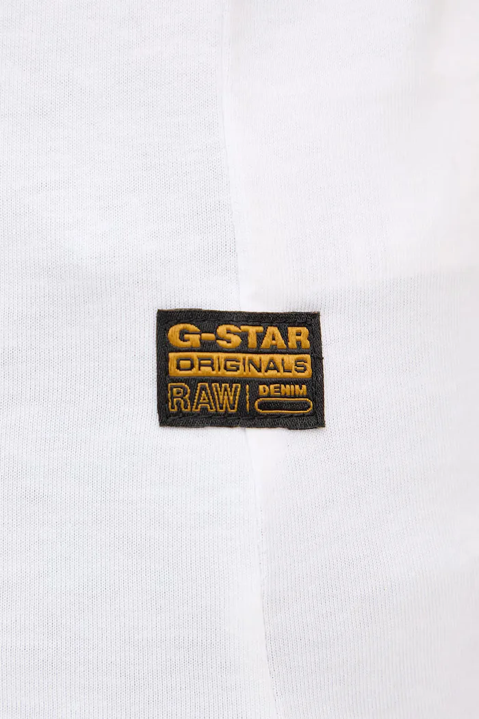 G-STAR Памучна тениска Nifous в бяло D26062-336