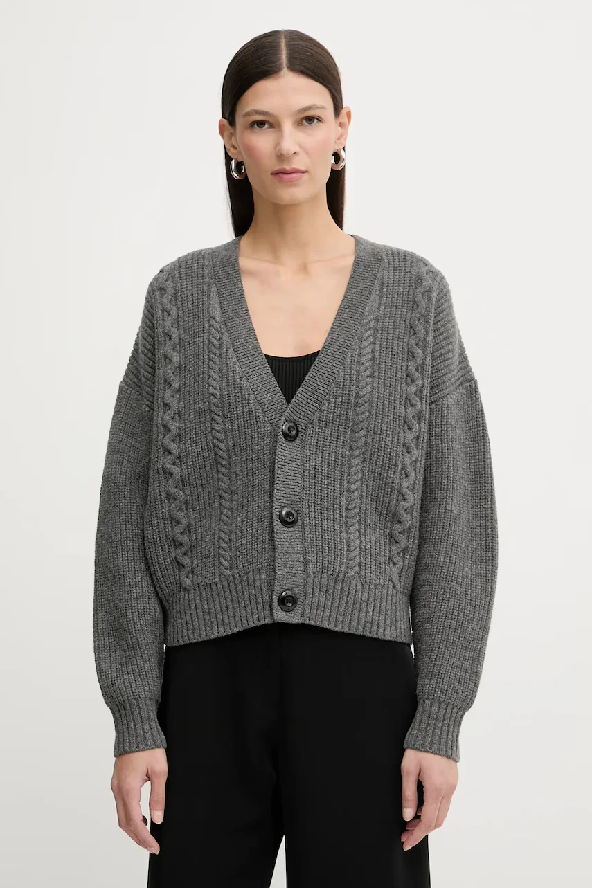 G-STAR Вълнен пуловер Cable cropped cardi