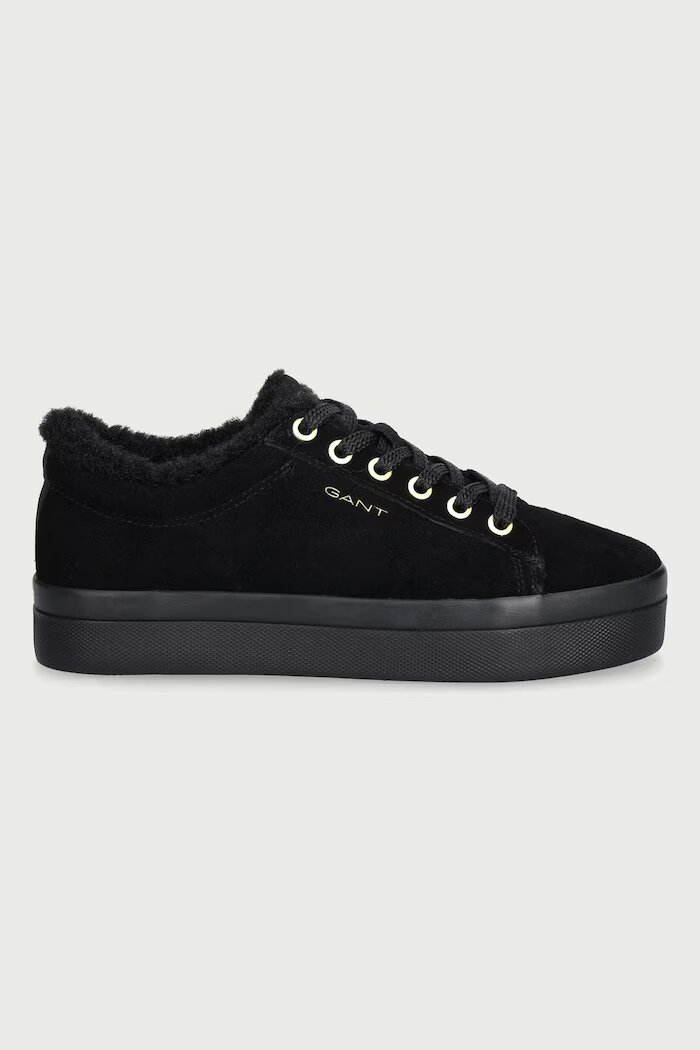 Gant Avona маратонки дамски от велур черни с платформа 33533329