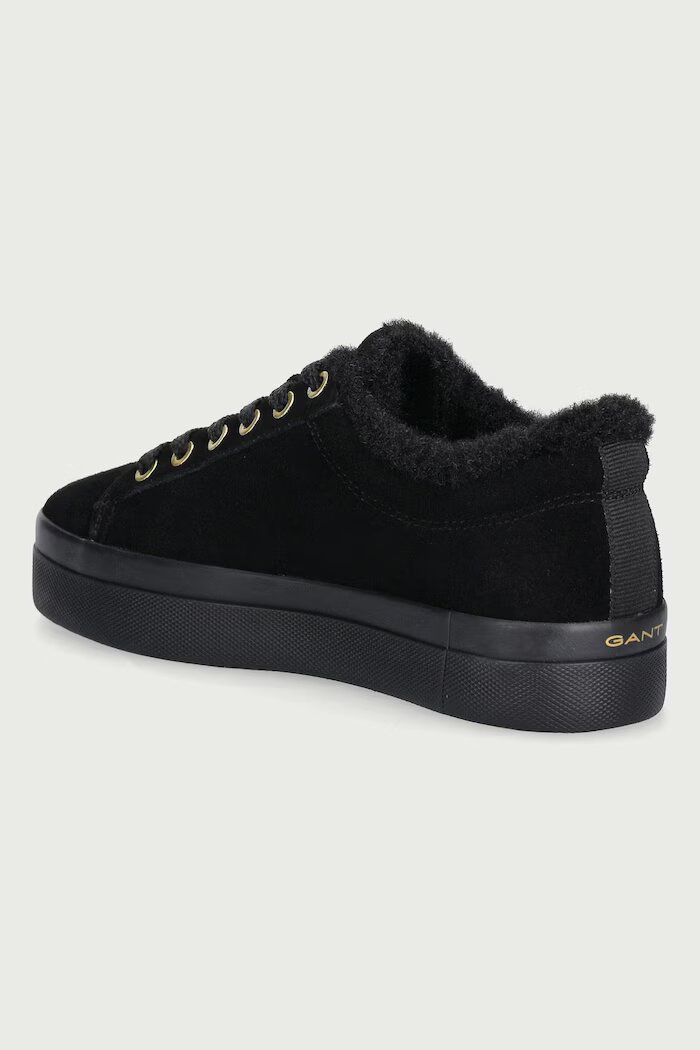 Gant Avona маратонки дамски от велур черни с платформа 33533329