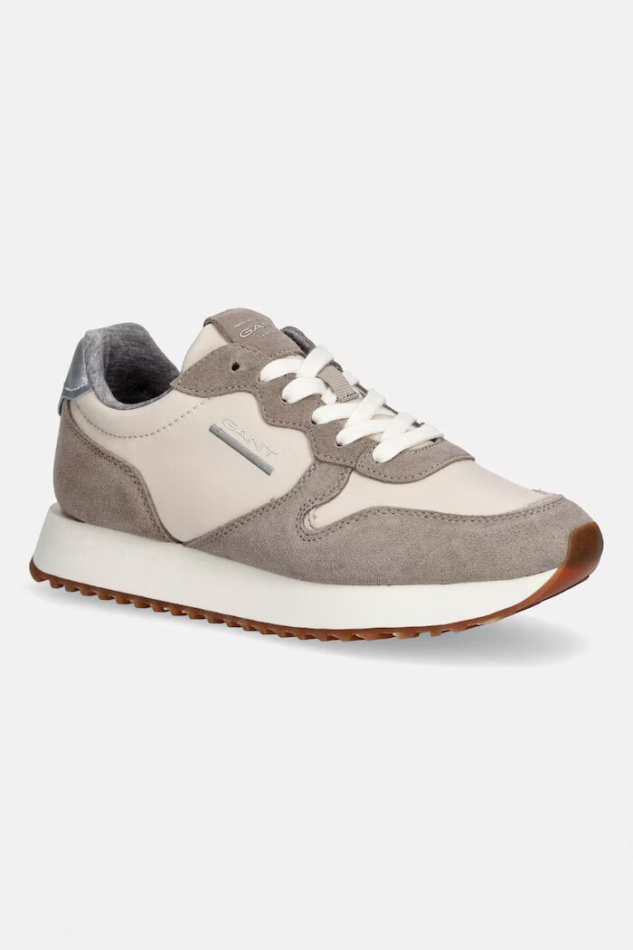 Gant Bevinda маратонки дамски бежови с платформа 32533179