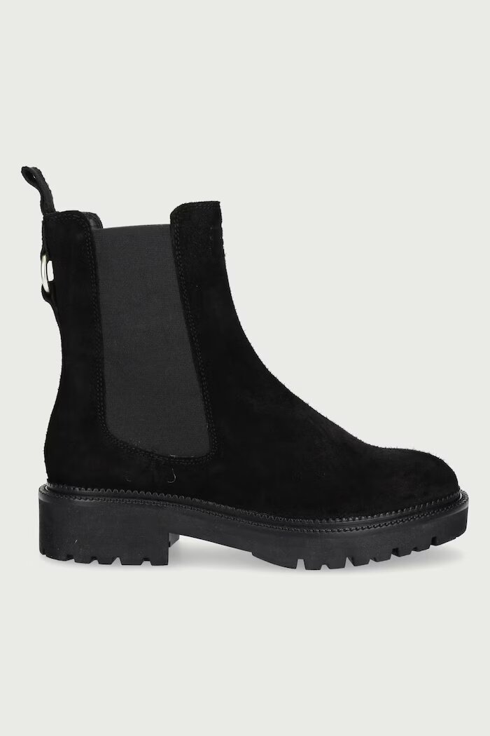 Gant боти челси дамски от велур Kelliin черни 33553439