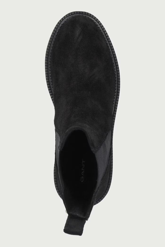 Gant боти челси дамски от велур Kelliin черни 33553439