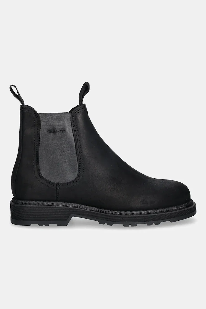 Gant Боти челси от набук Blisdor мъжки в черно 31651068