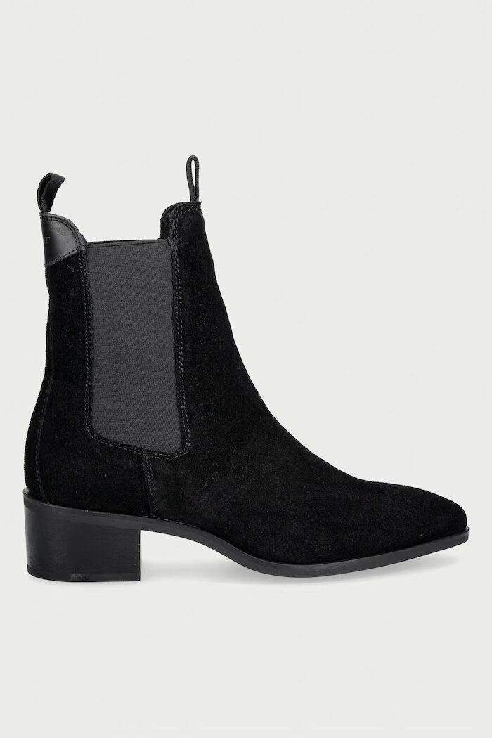 Gant боти челси от велур St Broomly черни 33553451