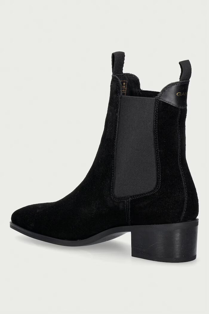 Gant боти челси от велур St Broomly черни 33553451