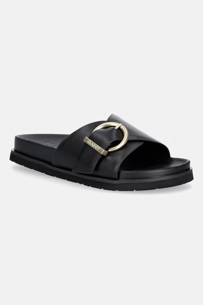 Gant чехли дамски от кожа Mardale черни 32501254