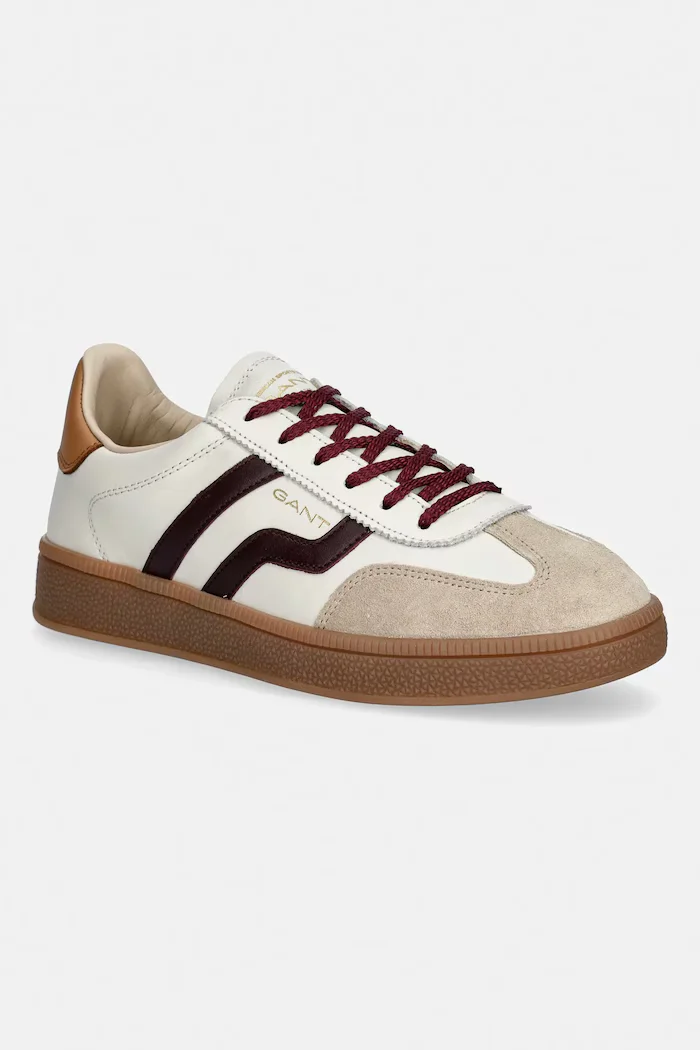 Gant Кожени маратонки Cuzima в бежово 32531247
