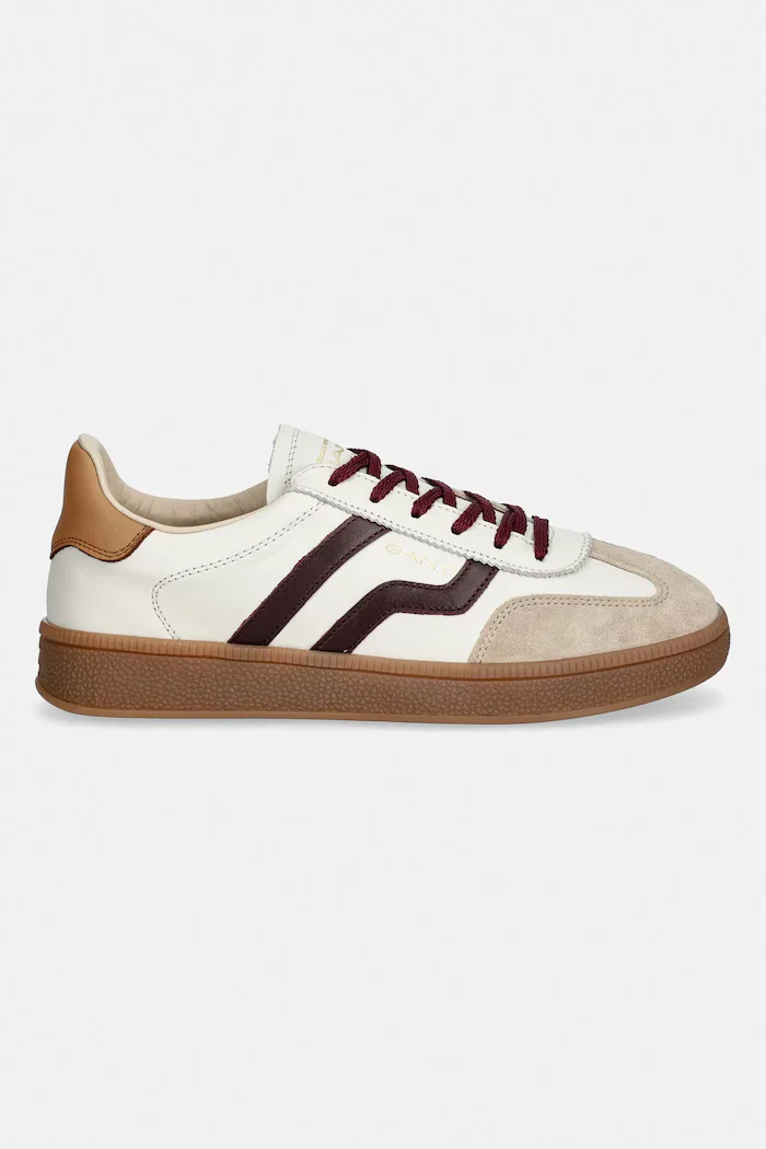 Gant Кожени маратонки Cuzima в бежово 32531247