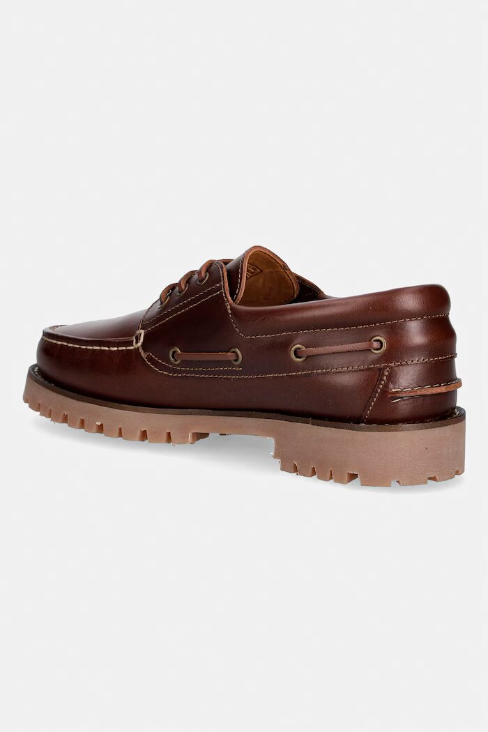 Gant Кожени мокасини Tratton мъжки в кафяво 32631270