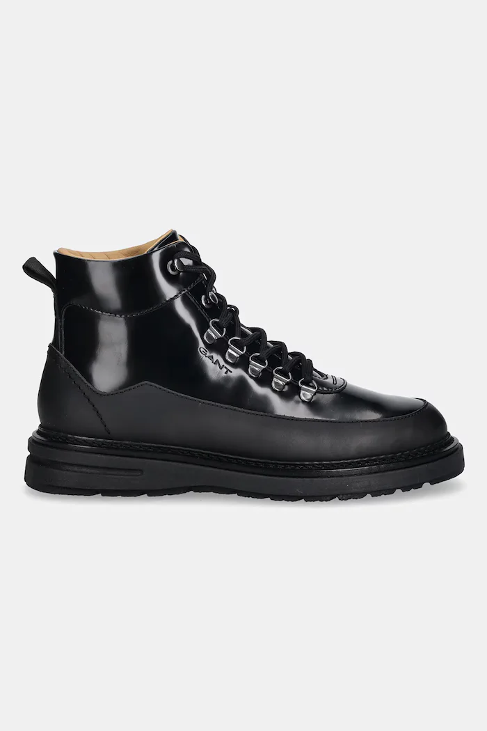 Gant Кожени обувки Hillprep мъжки в черно 31641120