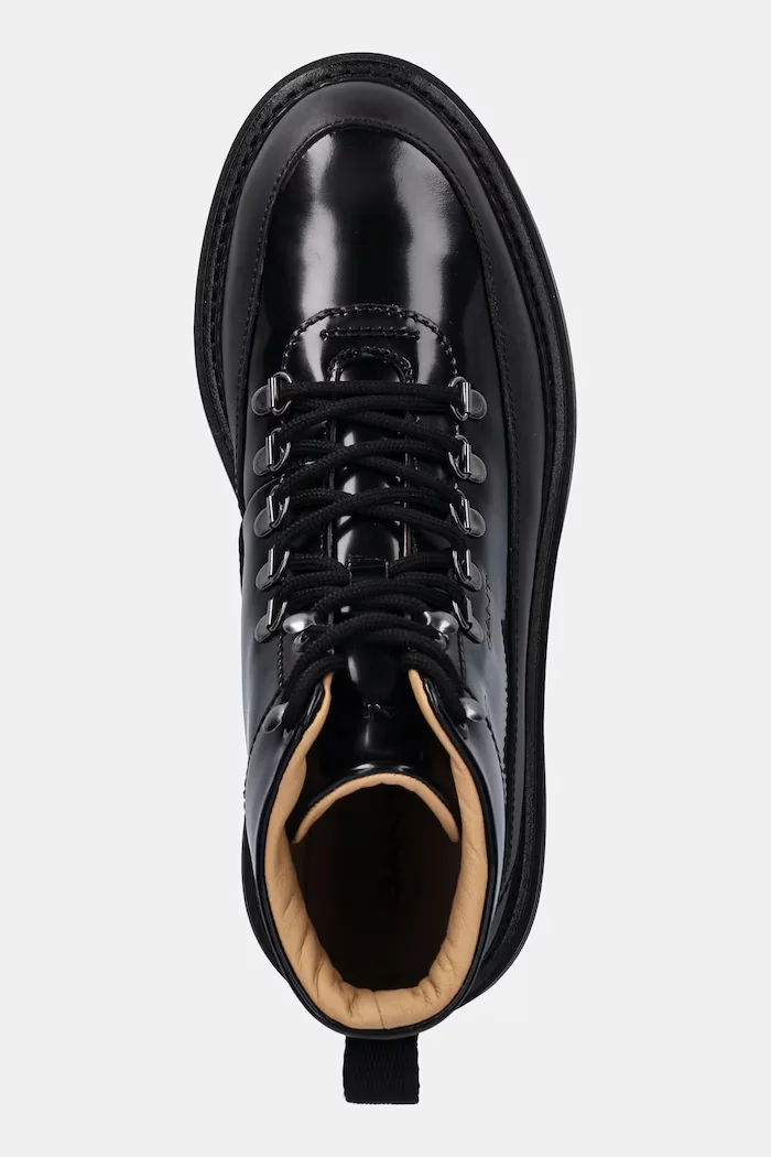 Gant Кожени обувки Hillprep мъжки в черно 31641120