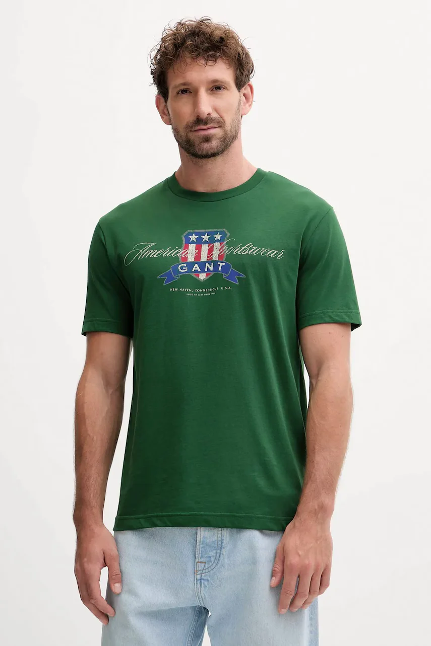Gant Памучна тениска