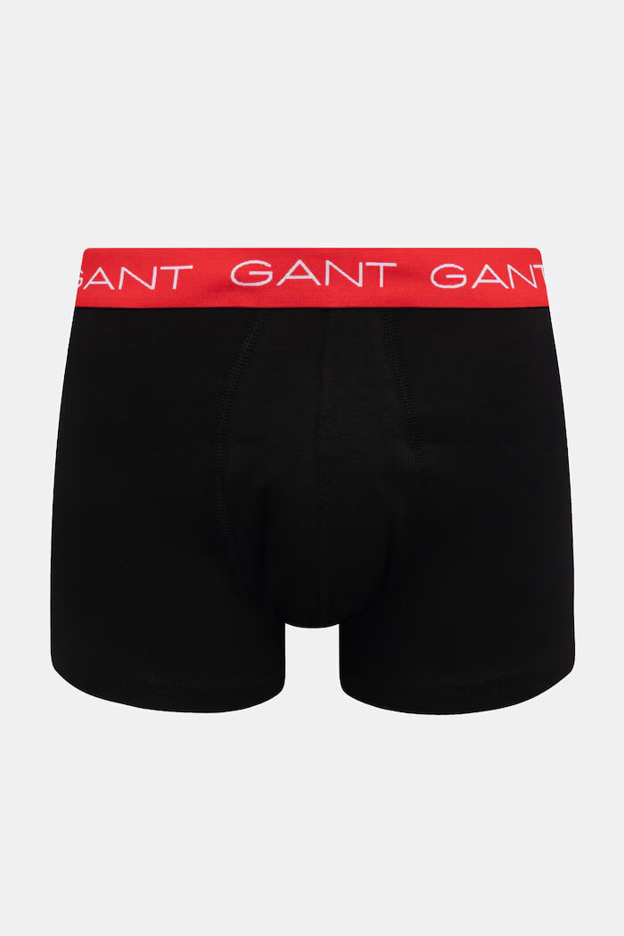 Gant прилепнали боксерки мъжки от памук с еластан 3 броя черни 902613003
