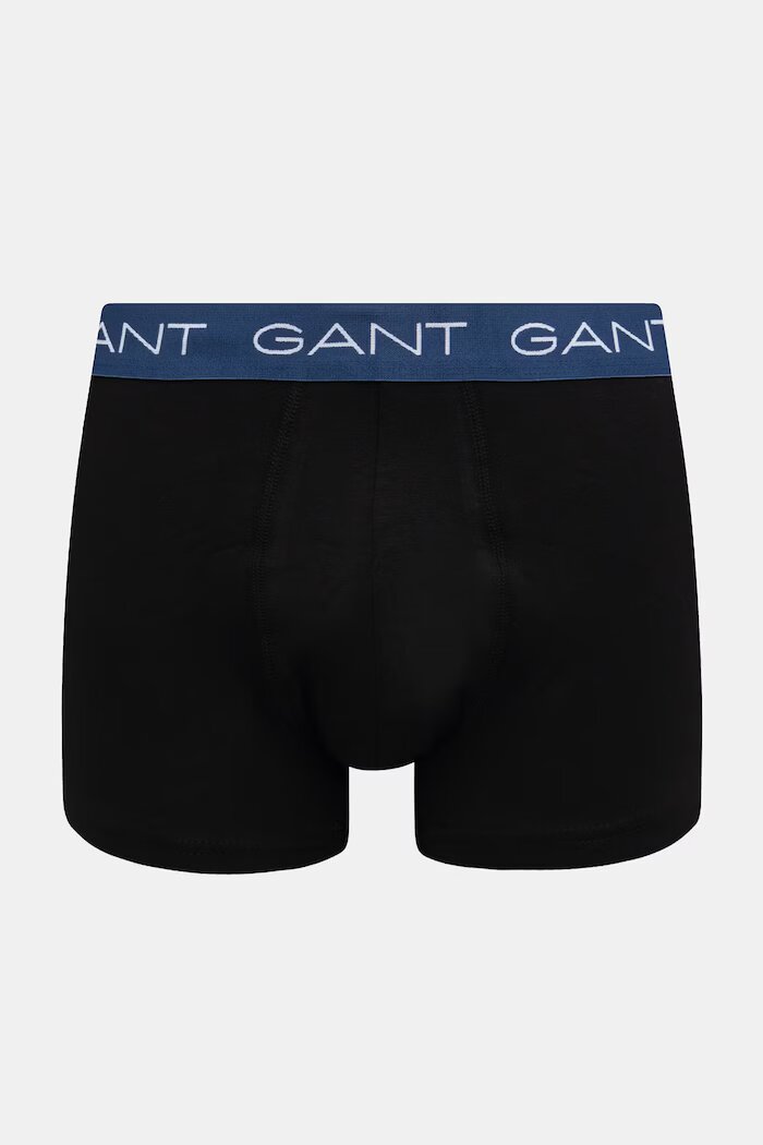 Gant прилепнали боксерки мъжки от памук с еластан 3 броя черни 902613003