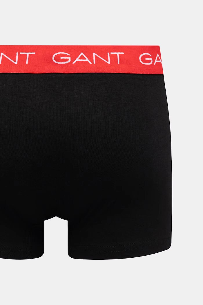 Gant прилепнали боксерки мъжки от памук с еластан 3 броя черни 902613003
