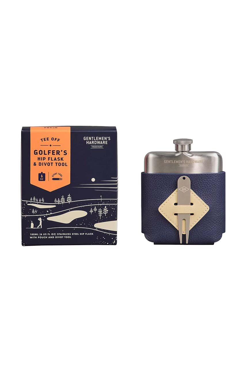 Gentlemen's Hardware Манерка Golfers Hip Flask & Divot Tool
