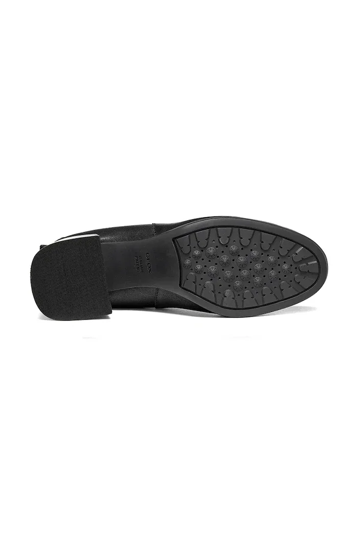 Geox боти дамски от кожа D WALK PLEASURE 55T черни D680VB000LMC9999