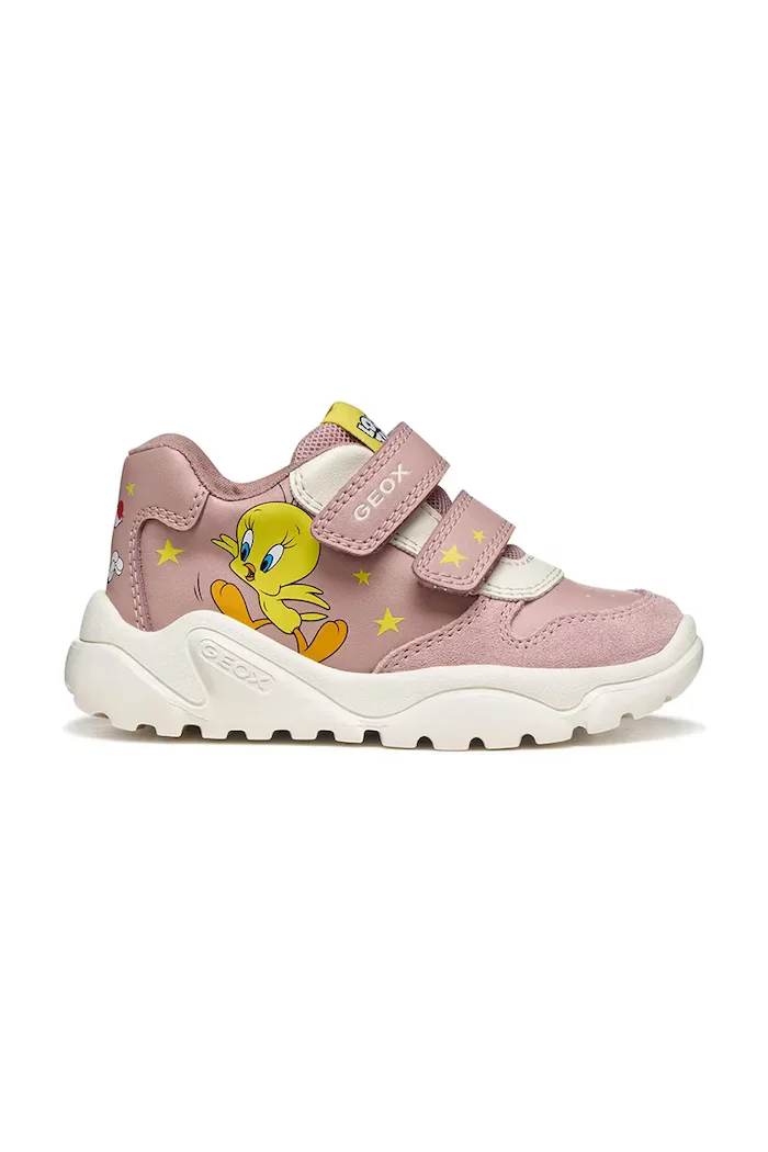 Geox CIUFCIUF Looney Tunes маратонки за деца розови B665QA.05422