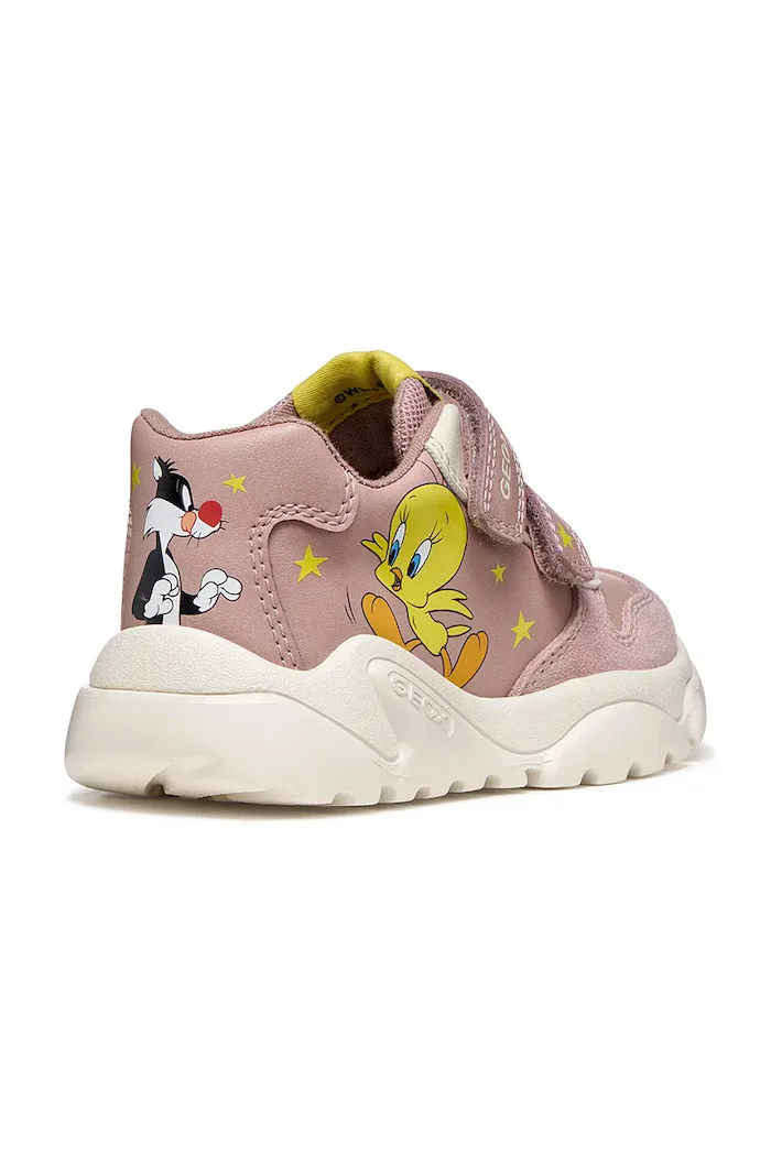 Geox CIUFCIUF Looney Tunes маратонки за деца розови B665QA.05422