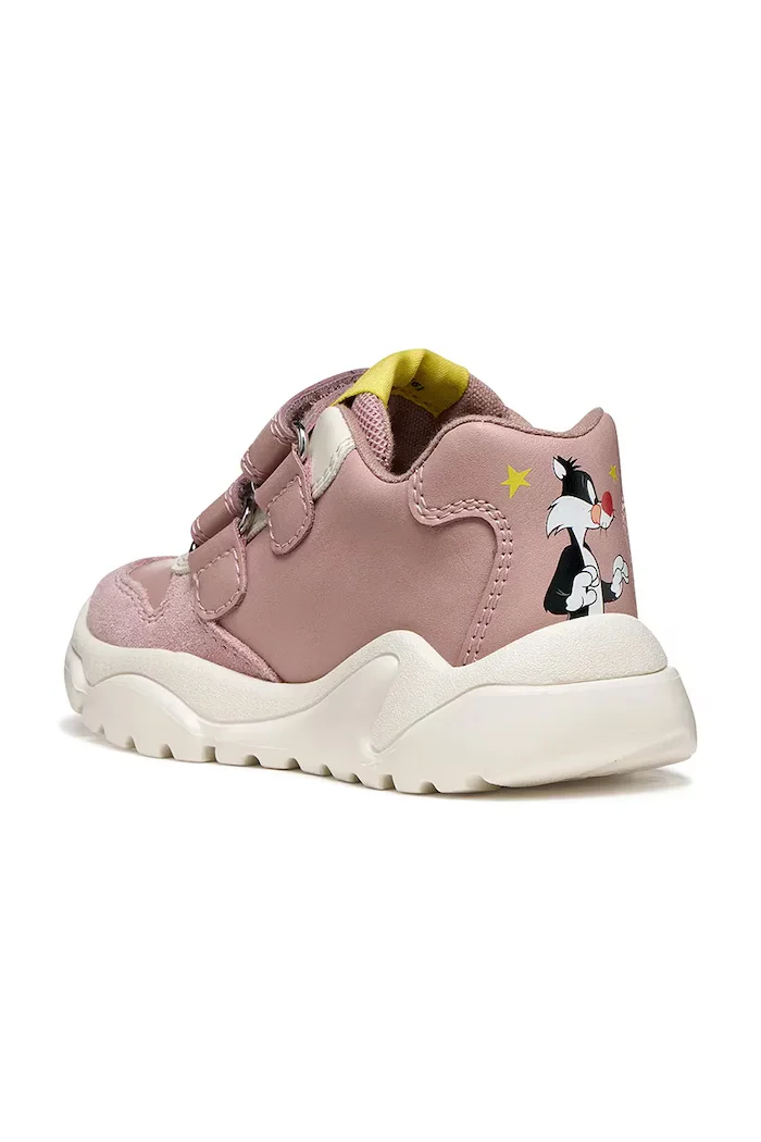 Geox CIUFCIUF Looney Tunes маратонки за деца розови B665QA.05422
