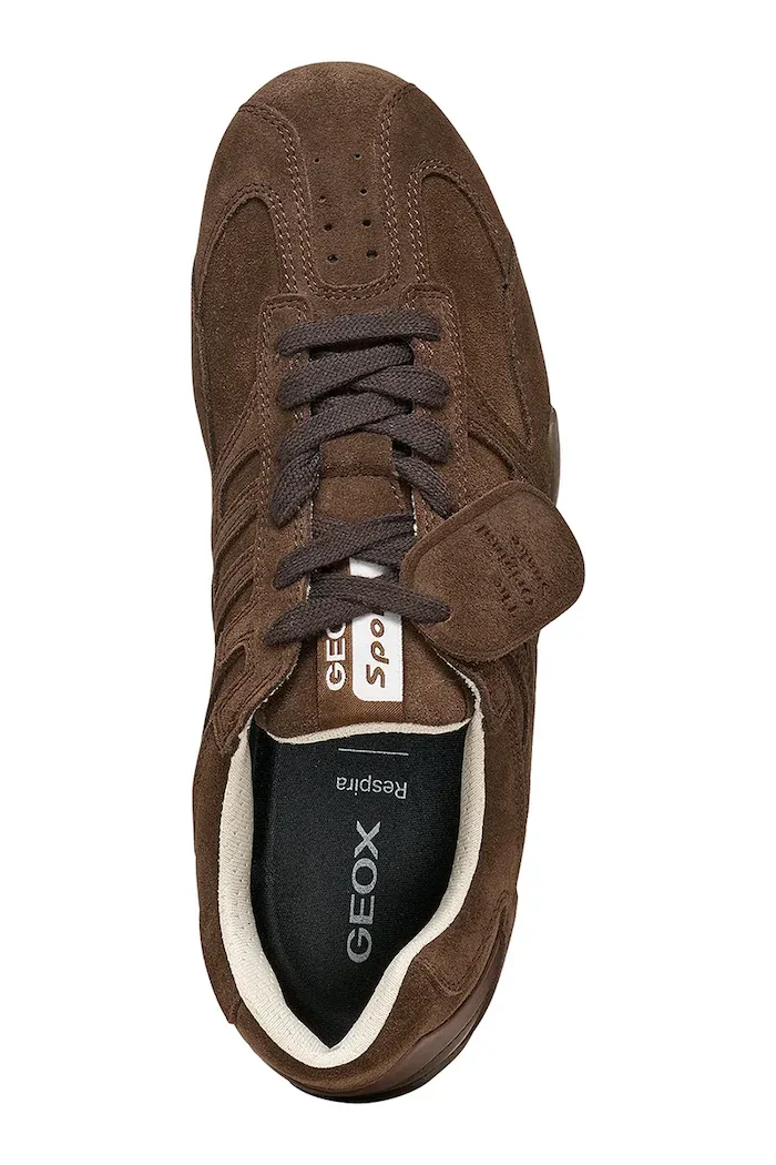 Geox D SNAKE маратонки дамски от велур кафяви D680UA022BCC6006