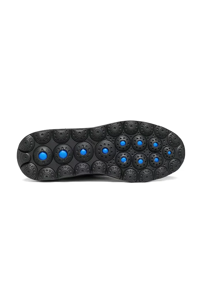 Geox D SPHERICA EC13 маратонки дамски от кожа черни с платформа D65WAB02285C9999