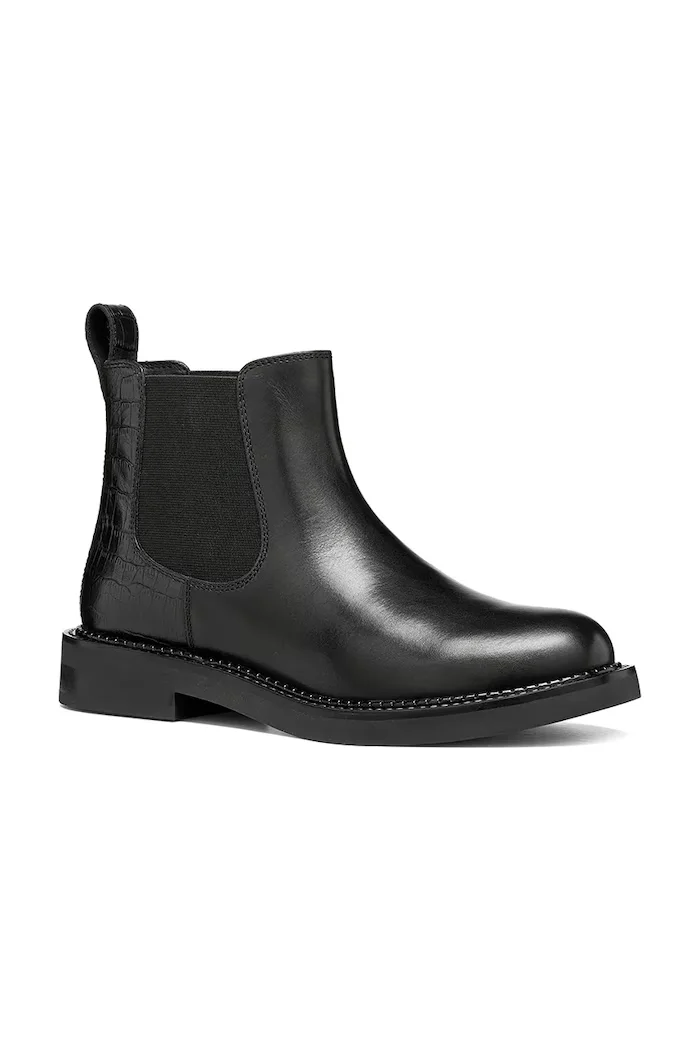 Geox дамски от кожа D SERILDA черна D66WYA04340C9999