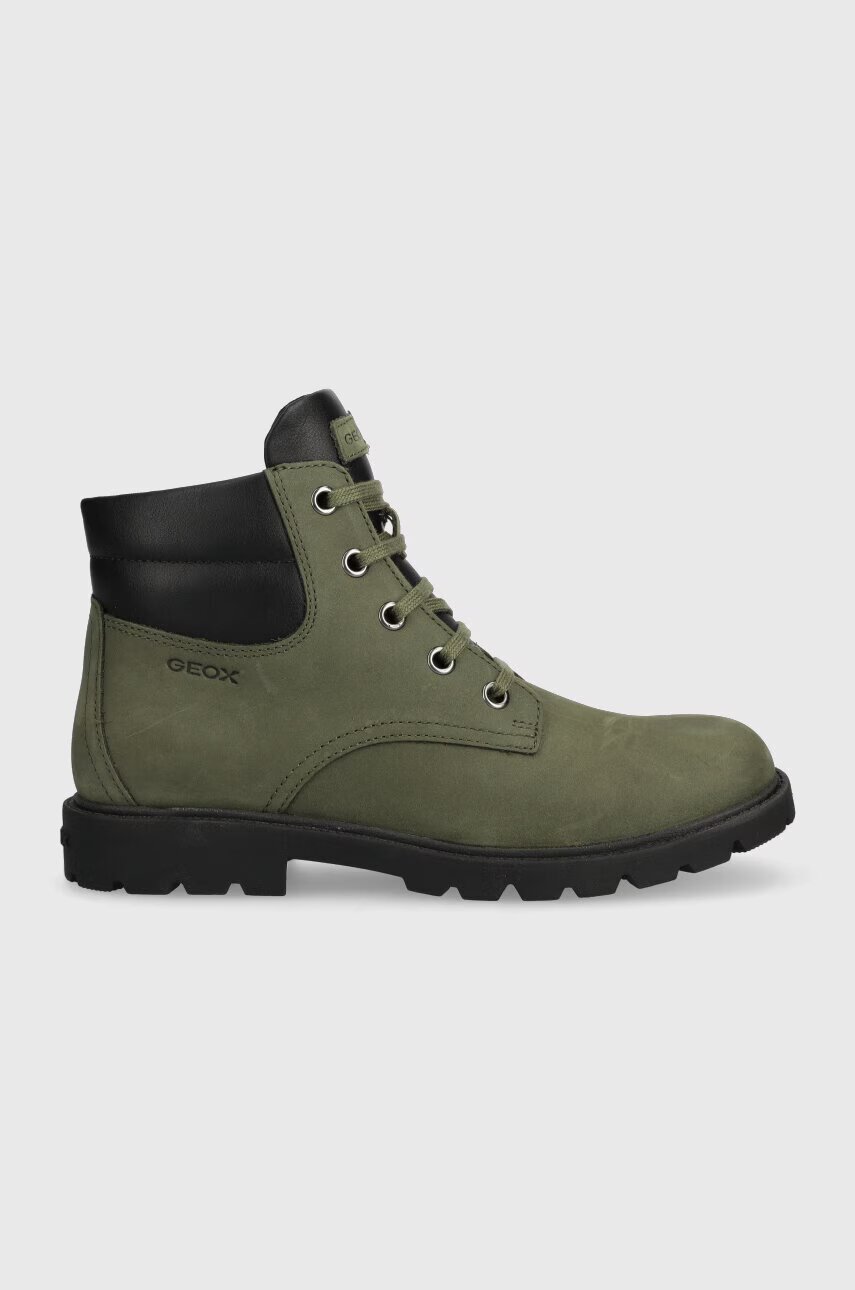 Geox Детски кожени зимни обувки J16FAB 032BC J SHAYLAX