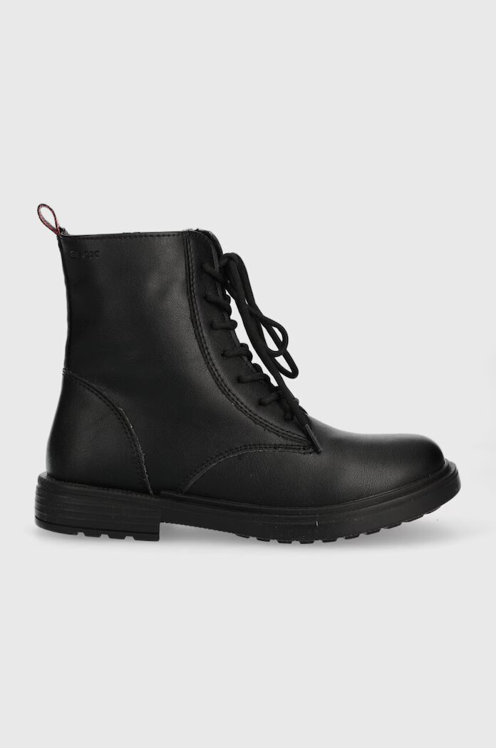 Geox Детски кубинки в черно
