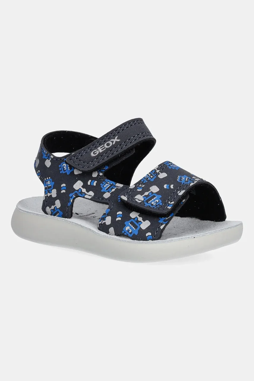 Geox Детски сандали от кожа SANDAL LIGHTFLOPPY