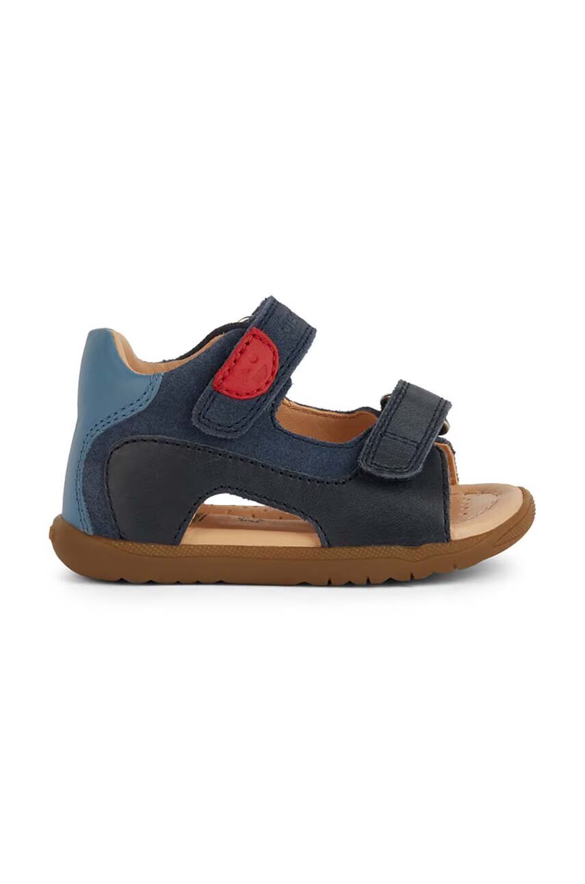 Geox Детски сандали от кожа SANDAL MACCHIA