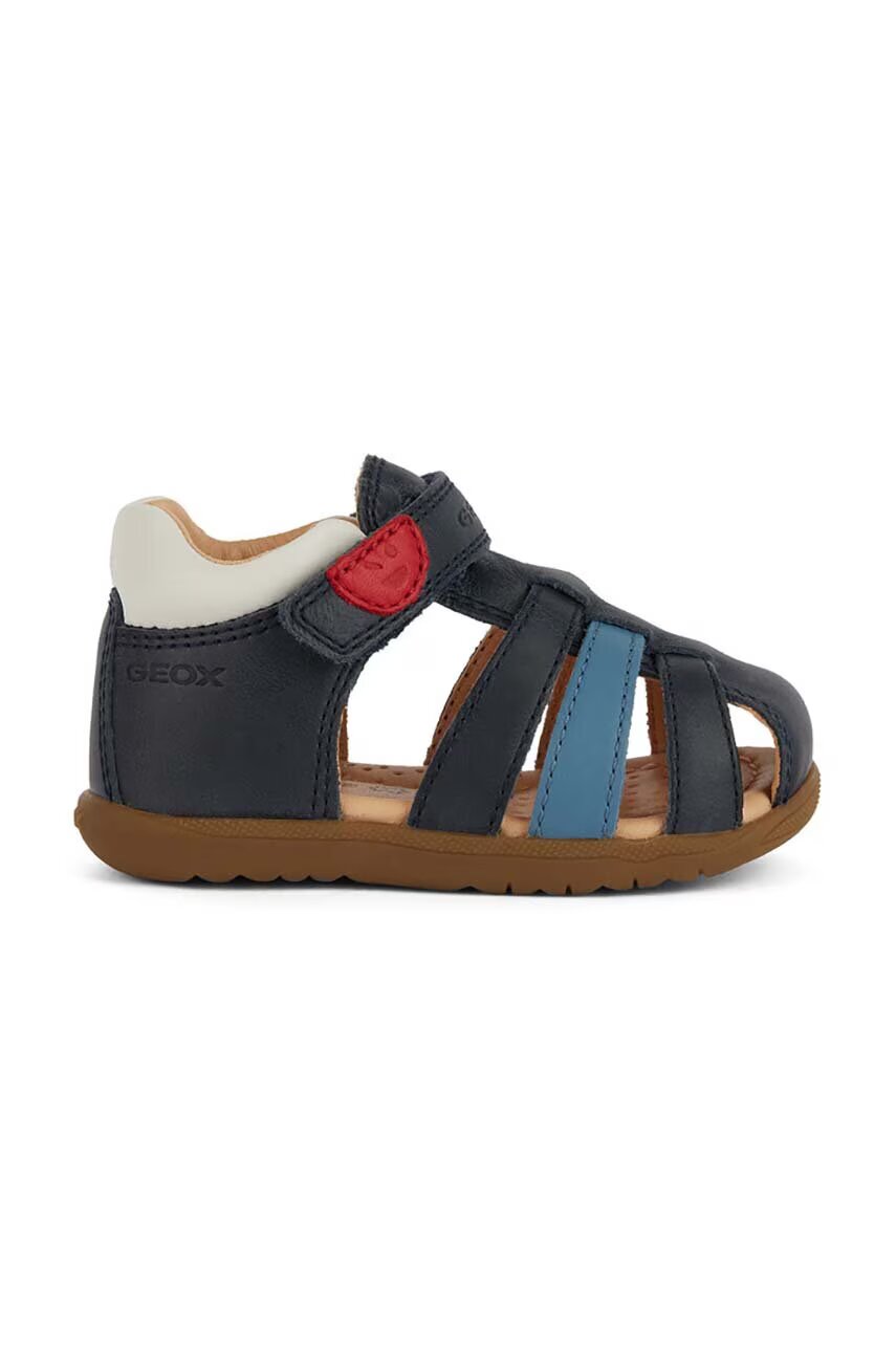 Geox Детски сандали от кожа SANDAL MACCHIA