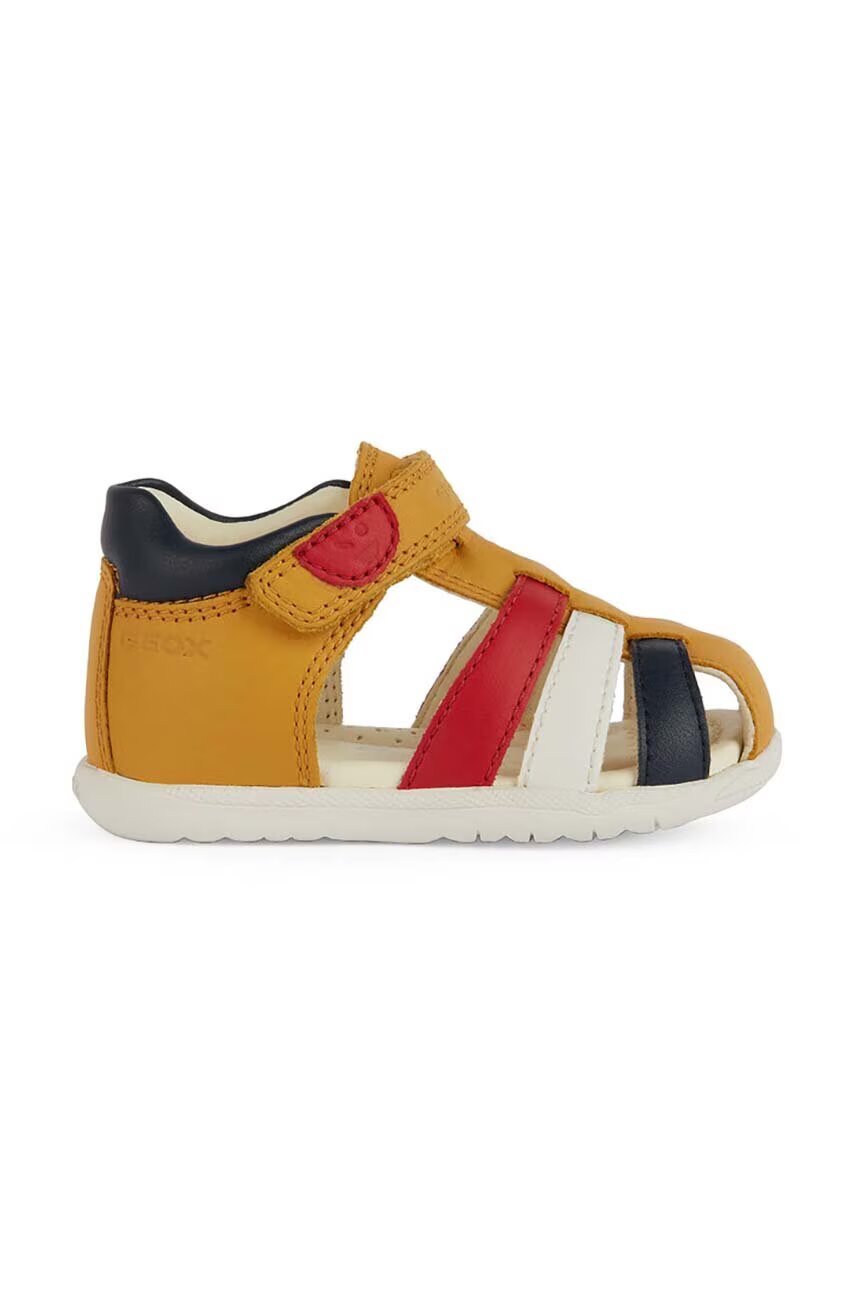 Geox Детски сандали от кожа SANDAL MACCHIA