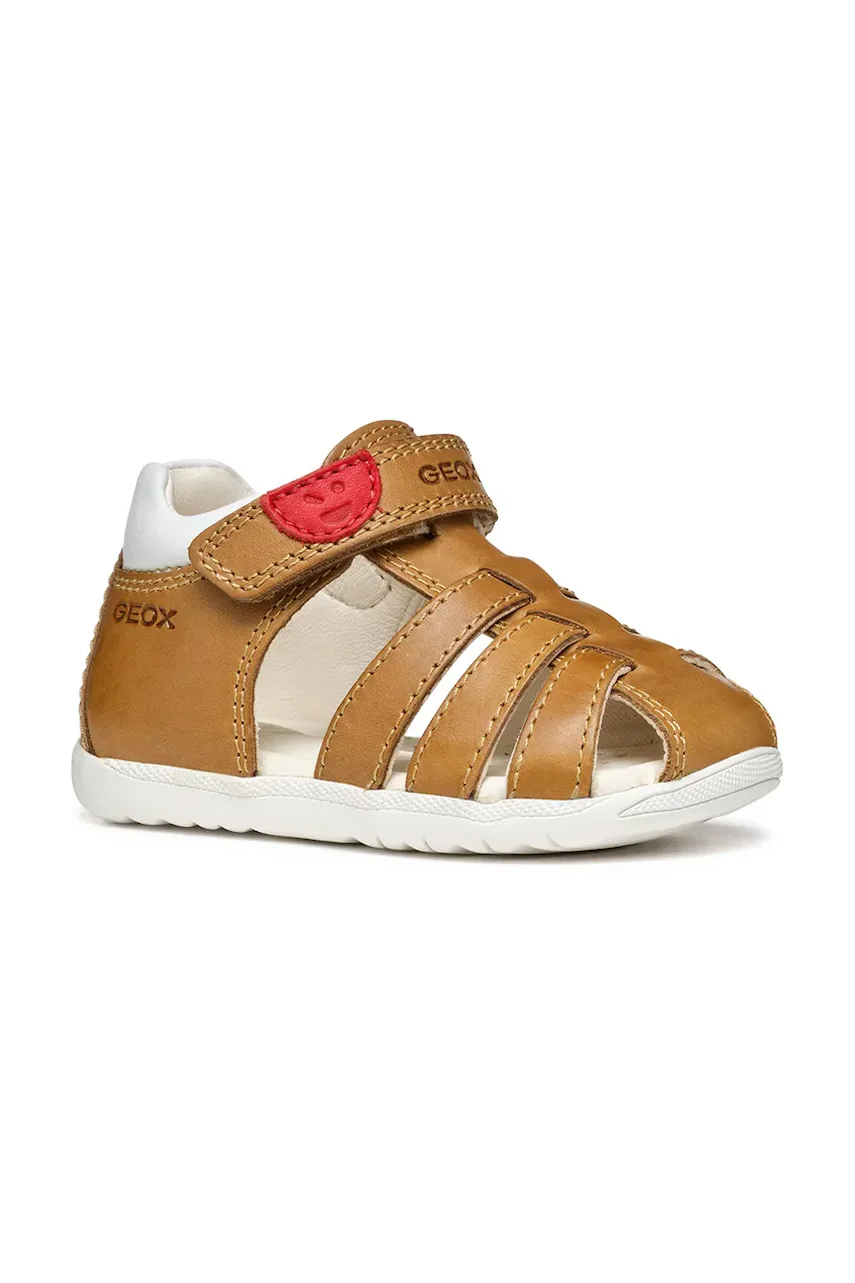 Geox Детски сандали от кожа SANDAL MACCHIA
