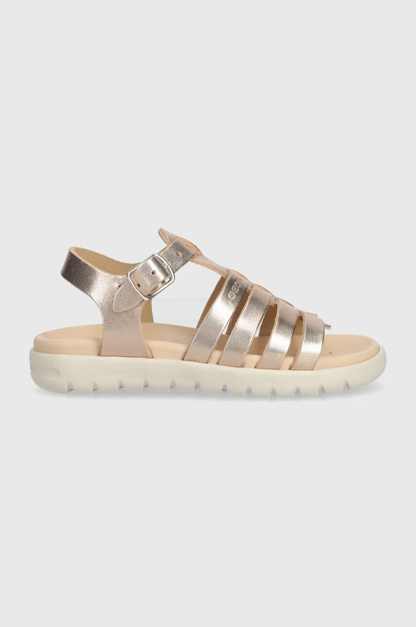 Geox Детски сандали от кожа SANDAL SOLEIMA