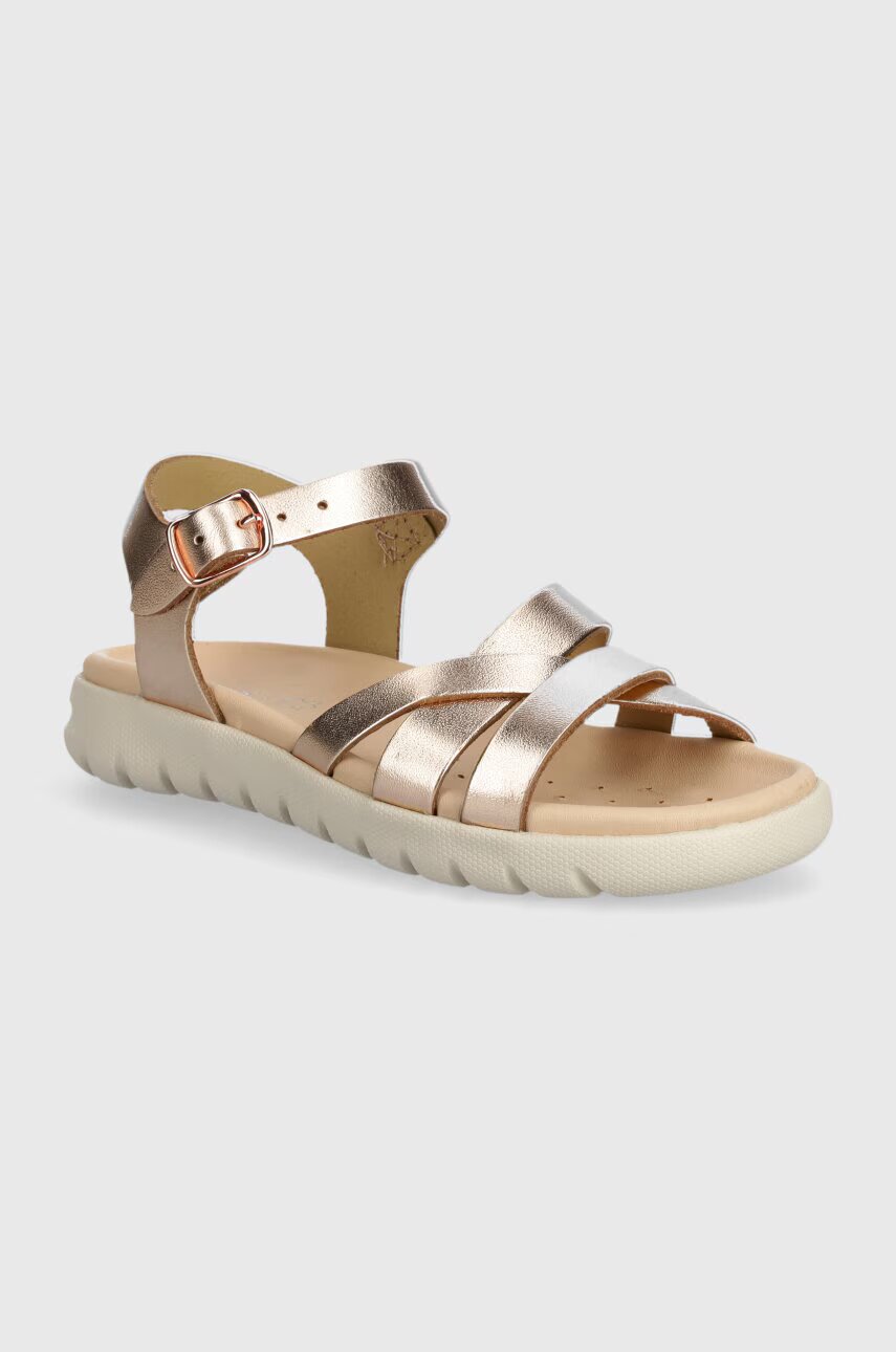Geox Детски сандали от кожа SANDAL SOLEIMA