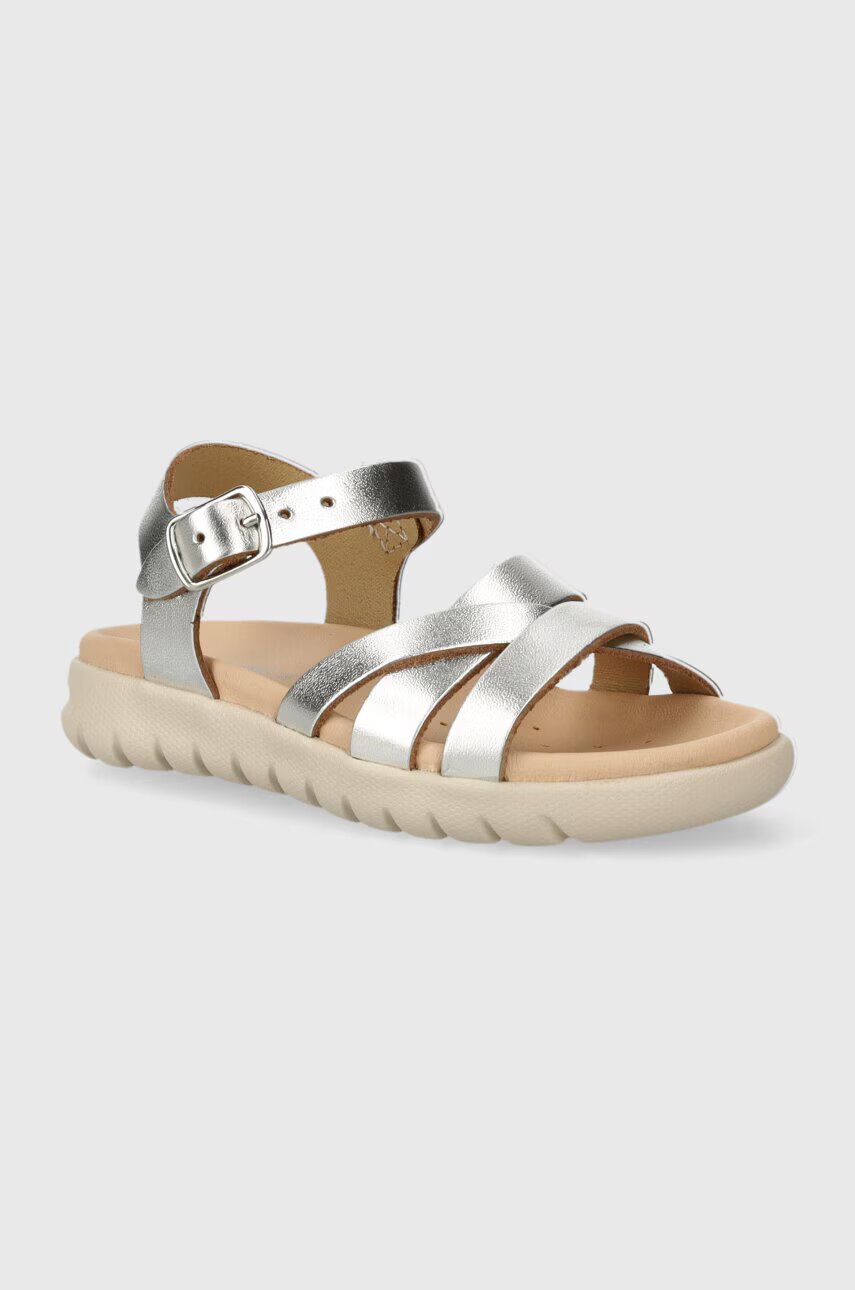 Geox Детски сандали от кожа SANDAL SOLEIMA