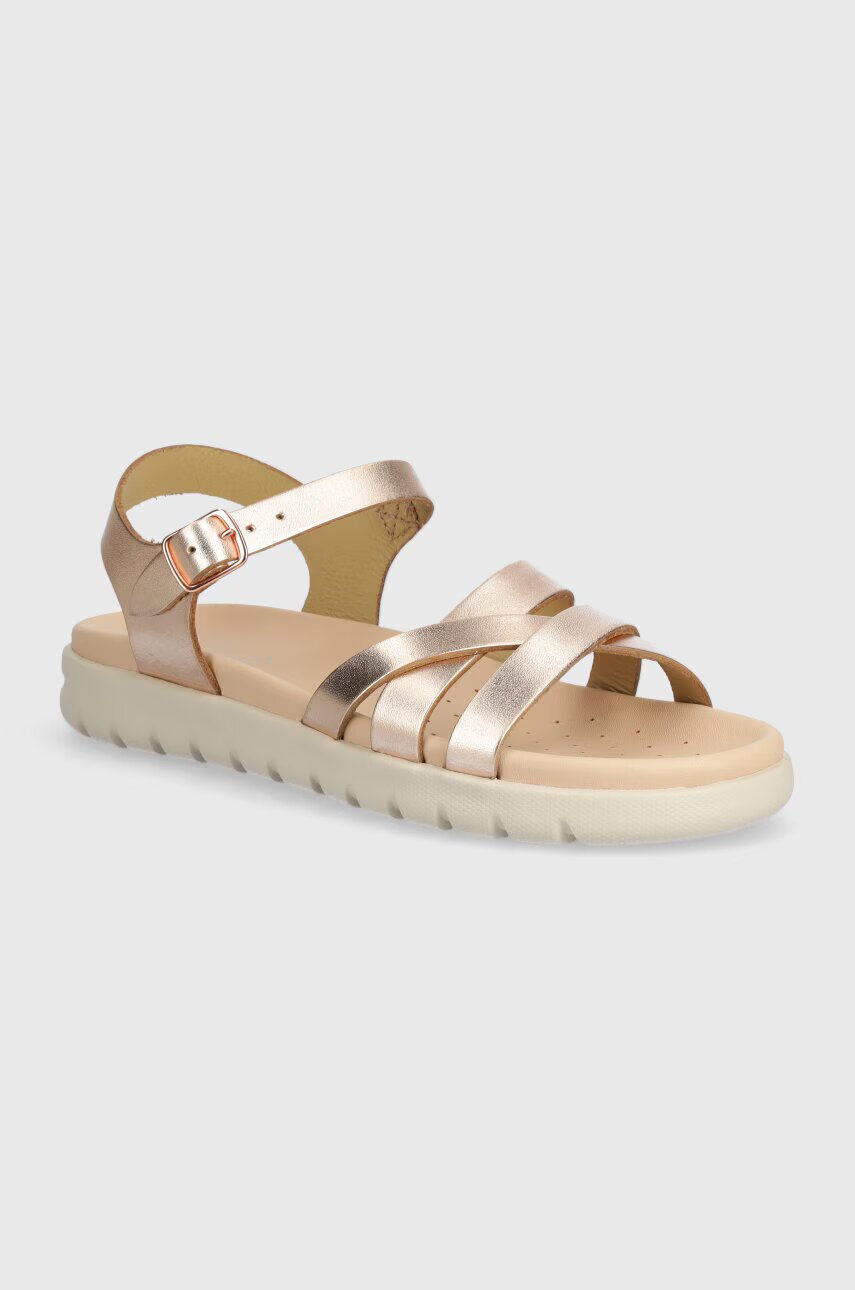 Geox Детски сандали от кожа SANDAL SOLEIMA