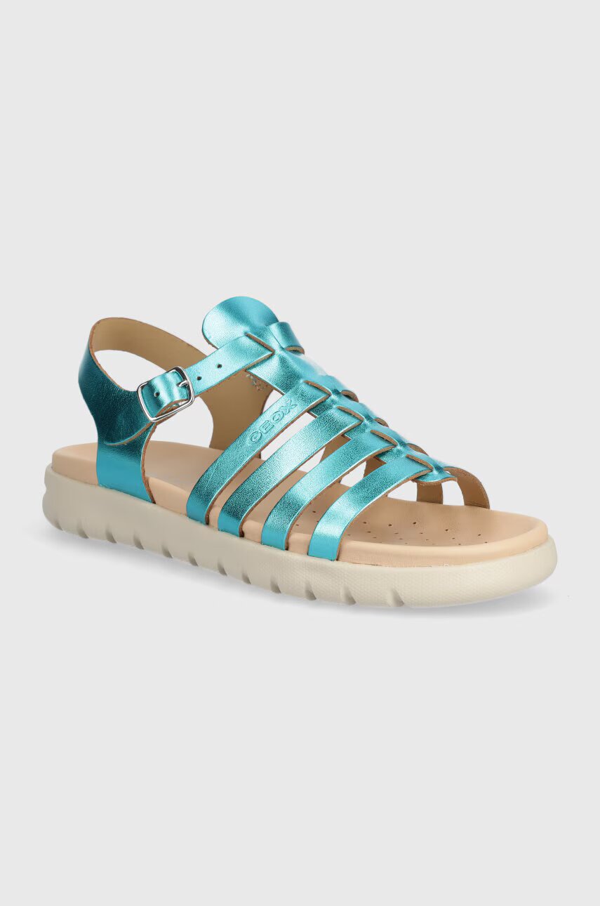 Geox Детски сандали от кожа SANDAL SOLEIMA