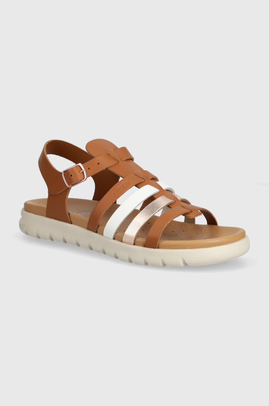 Geox Детски сандали от кожа SANDAL SOLEIMA