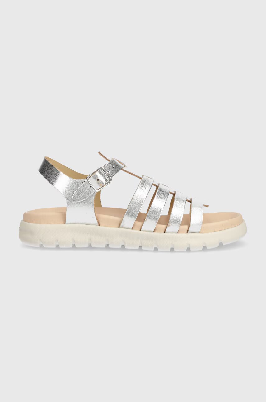 Geox Детски сандали от кожа SANDAL SOLEIMA
